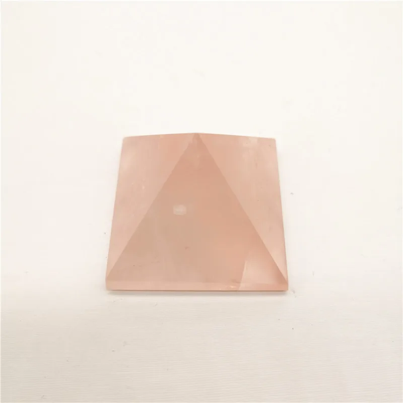 

Aura Natural Powder Crystal Pyramid Decoration Crystal Jewelry Home Decoration Wang Marriage Edge Chakra Trick Peach Flower