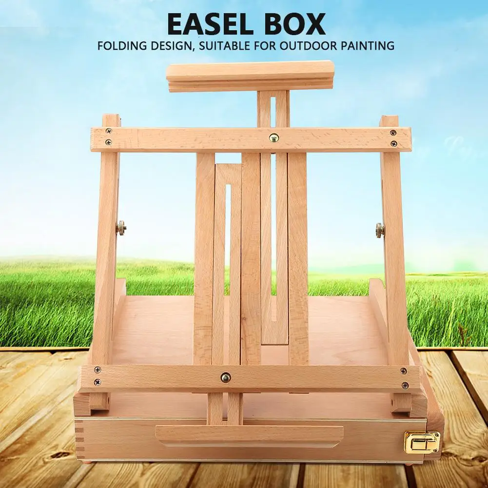 

Multi-function Wooden Artist Easel Drawing Painting Desktop Sketching Portable Easel