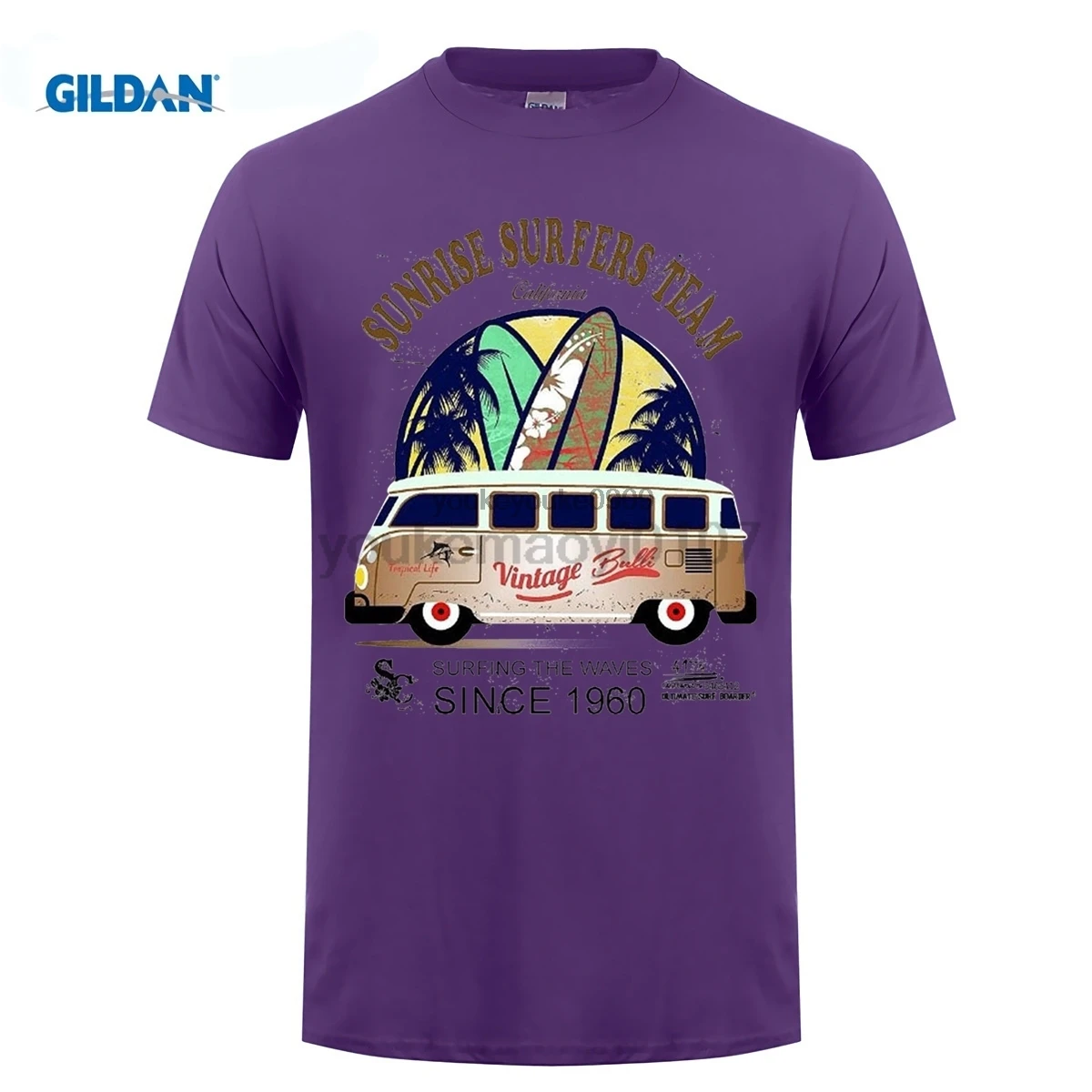 GILDAN 2017 новинка футболка с буквенным принтом крутая модная стильная Surfer Bus Surfings
