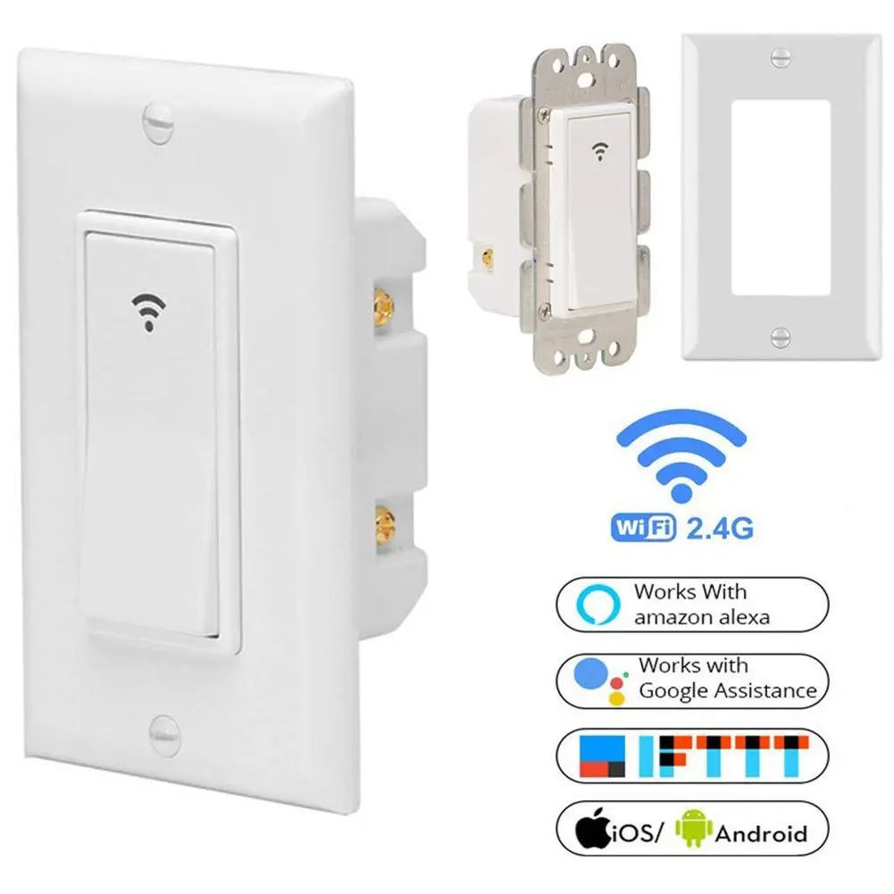 Smart Light Switch,Wifi Light Switch Remote Control ...