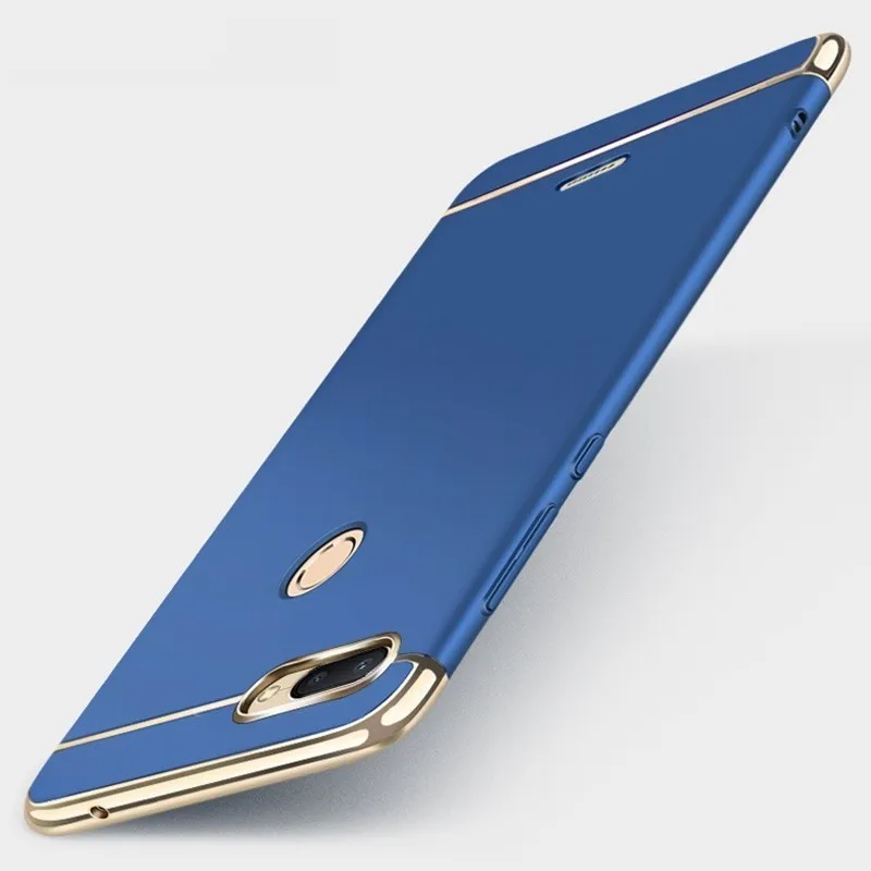 Case For Xiaomi Redmi 6 Cover Pro case Luxury Royal Gold Metal Plating TPU Hard Removable 3 in 1 6A |