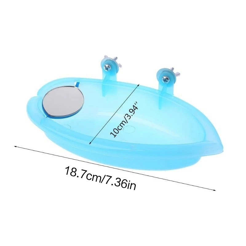 Маленький попугай ванна для птицы Клетка для домашних животных аксессуары птица зеркало ванна для вечеринки коробка товары для домашних животных