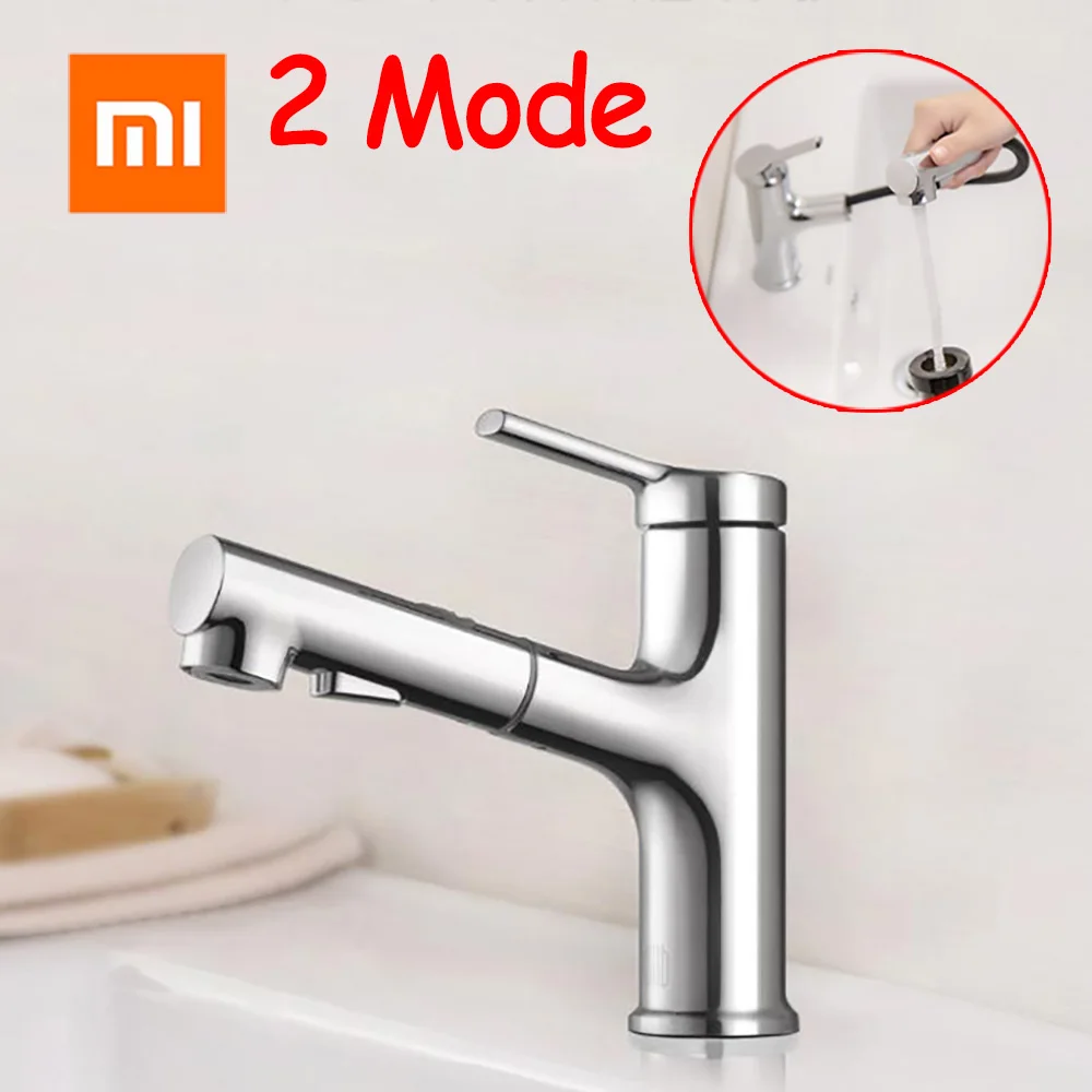 

Original Xiaomi Mijia dabai Bathroom Basin Faucet With Pull Down Sprayer 2 Spray Mode Single Lever Handle Mixer Tap For Home