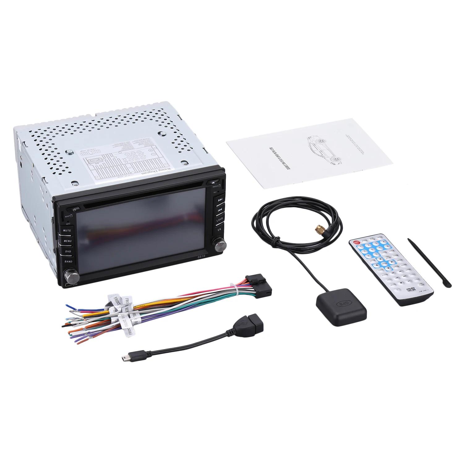 Двойной 2 DIN HD 6 &quotСенсорный автомобильный dvd плеер с экраном GPS Sat Nav Стерео Радио
