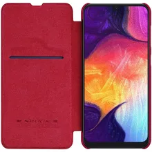 Чехол-книжка для samsung Galaxy A50, серия NILLKIN Qin, Роскошный чехол из искусственной кожи, Пластиковая Задняя крышка для samsung A50, чехол