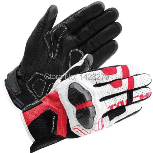 

4 Colors RST426 ARMED LEATHER MESH SUMMER GLOVE With Carbon Fiber Protection Screen Touch Motorcycle Motocross Gloves