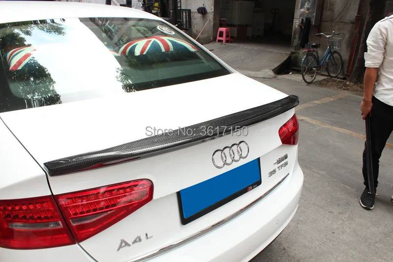 Предназначен для Audi A4 S4 B8.5 спойлера ДЛЯ багажника из углеродного