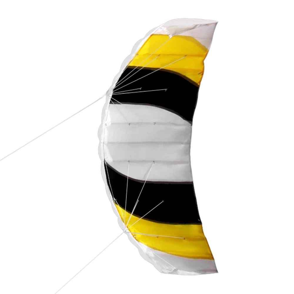 Высокое качество 140x55 см/5" x 21" Бескаркасный мягкий двухлинейный воздушный змей огромный парашют спортивный пляжный змей легко лететь