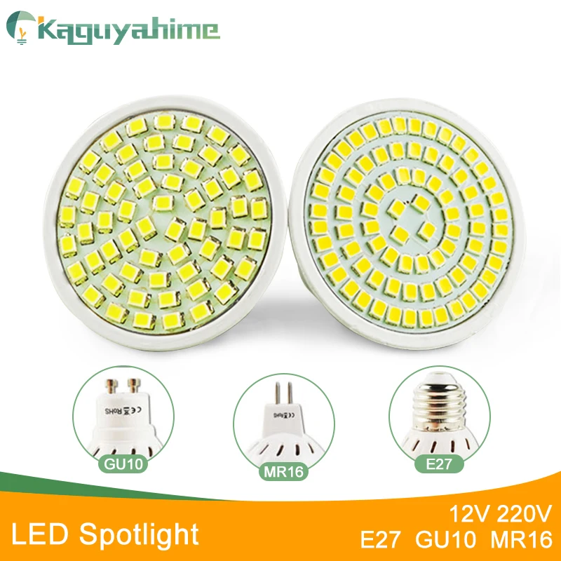 

Kaguyahime E27 Gu10 Mr16 LED Spotlight Grow Light LED Spot Lamp Bulb DC 12V AC 220V Growth 3W 4W Lampada Lampara Full Spectrum