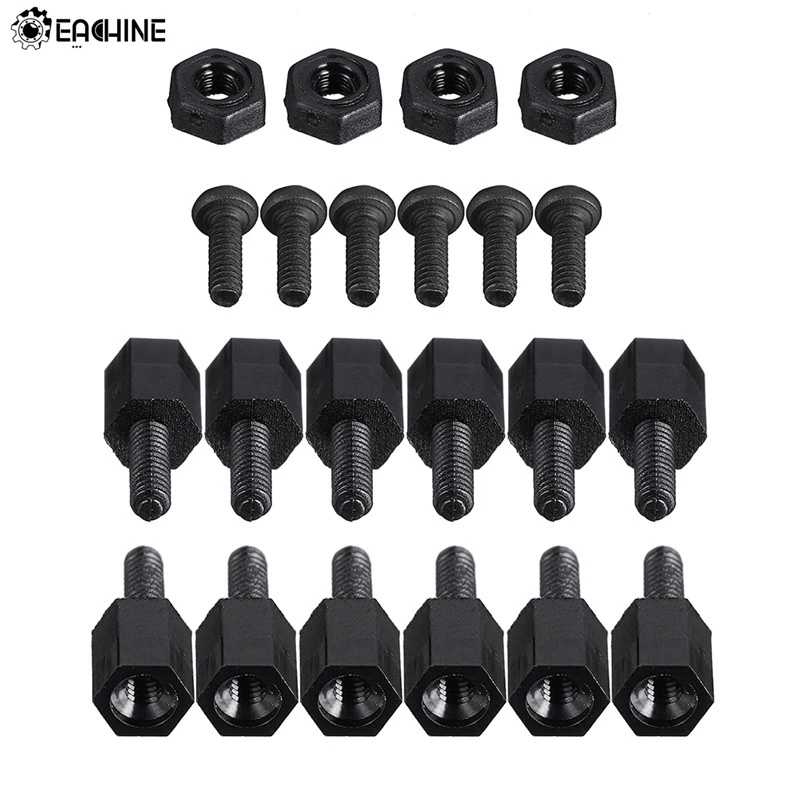 

Original Eachine Wizard TS130 FPV Racing RC Drone Spare Part Screw Set M2*6 Screw M2 Nut M2 Screw Column