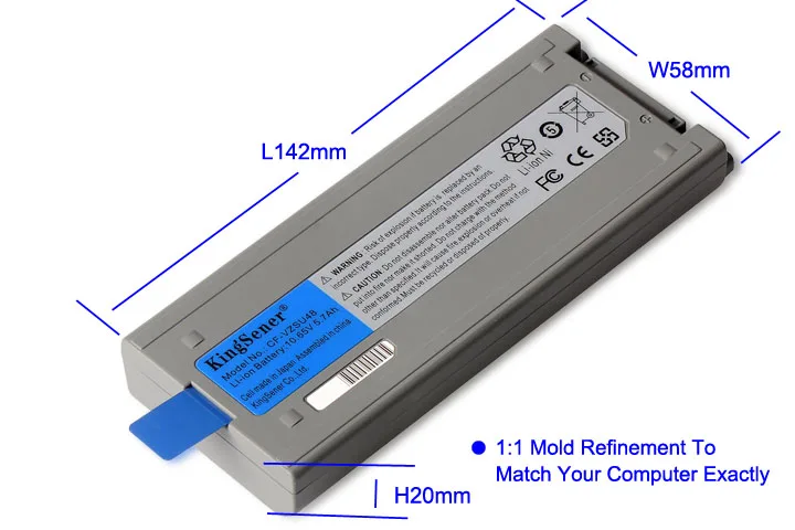 KingSener celular japonés nuevo CF-VZSU48 batería para Panasonic CF-VZSU48 CF-VZSU48U CF-VZSU28 CF-VZSU50 CF-19 CF19 Toughbook - 4