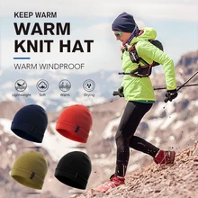 AONIJIE ветрозащитная Беговая шапка для мужчин и женщин трикотажная Спортивная Кепка бини Шерстяная кепка Беговая ходьба Альпинизм Кемпинг туристическая шляпа