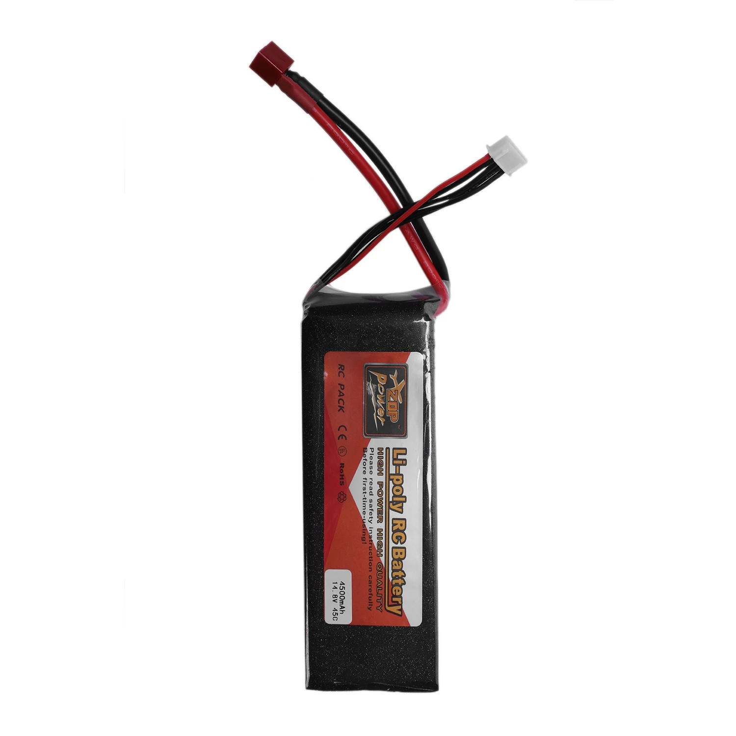 

ZOP POWER 14.8V 4500mah 45C 4S 1P Lipo Battery T Plug Rechargeable For RC Racing Drone Quadcopter Helicopter Car Boat