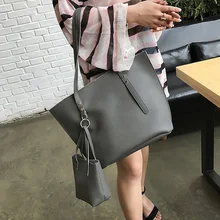 4 шт./компл. Сумки женский большой Ёмкость узор кожа сумка+ сумка