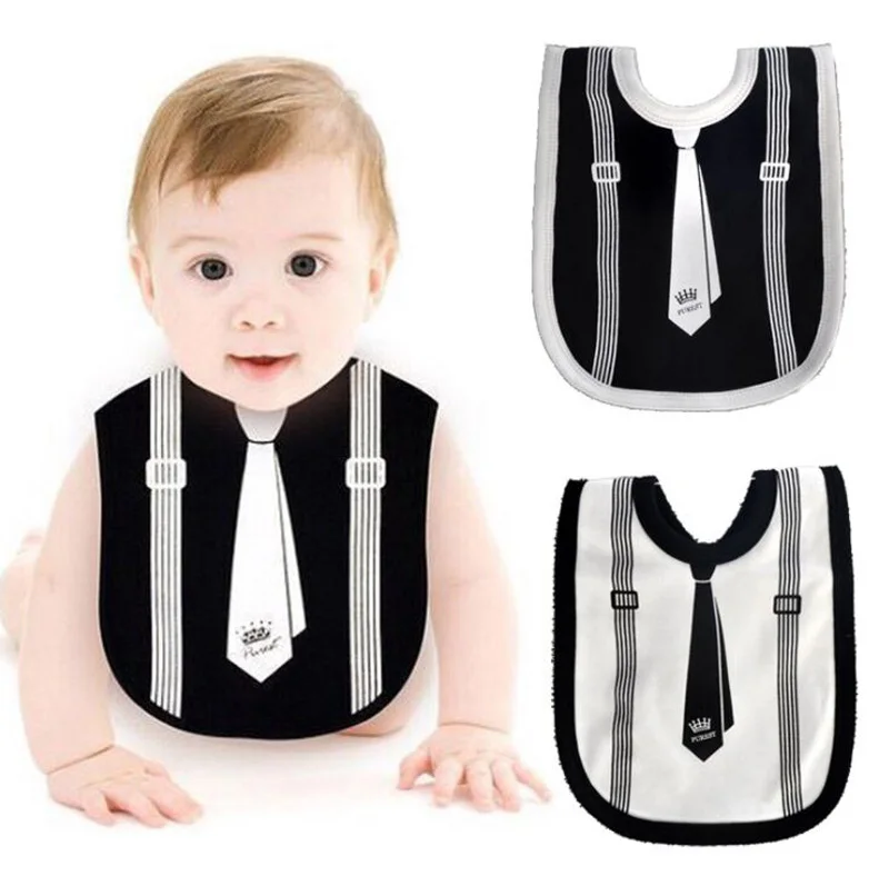 Cute Baby Boys Waterproof Bibs Children Feeding Smock Apron Gentle