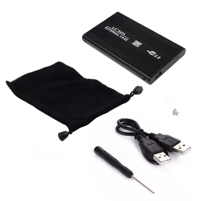 Disco duro externo HDD, caja de cierre, compatible con hasta 3TB, transferencia de datos, herramienta de copia de seguridad para PC, 4 colores, 2,5 ", USB 2,0 caja de disco duro SATA, 1TB Disco duro externo HDD, caja de cierre, compatible con hasta 3TB, transferencia de datos, herramienta de copia de seguridad para PC, 4 colores, 2,5 ", USB 2,0 caja de disco duro SATA, 1TB