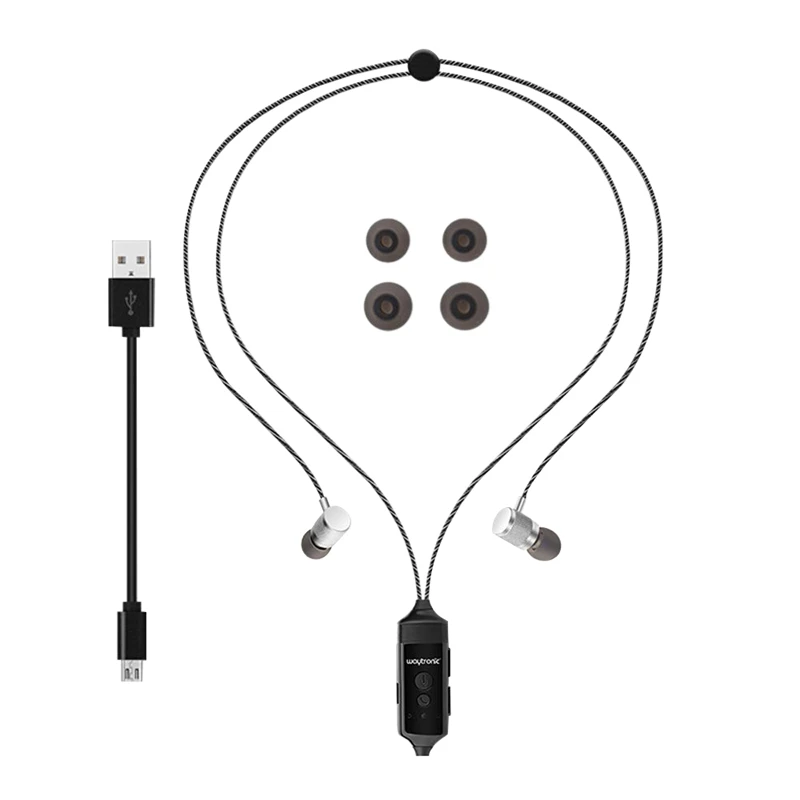 Беспроводные bluetooth наушники Waytronic записывающие телефонные звонки для Iphone