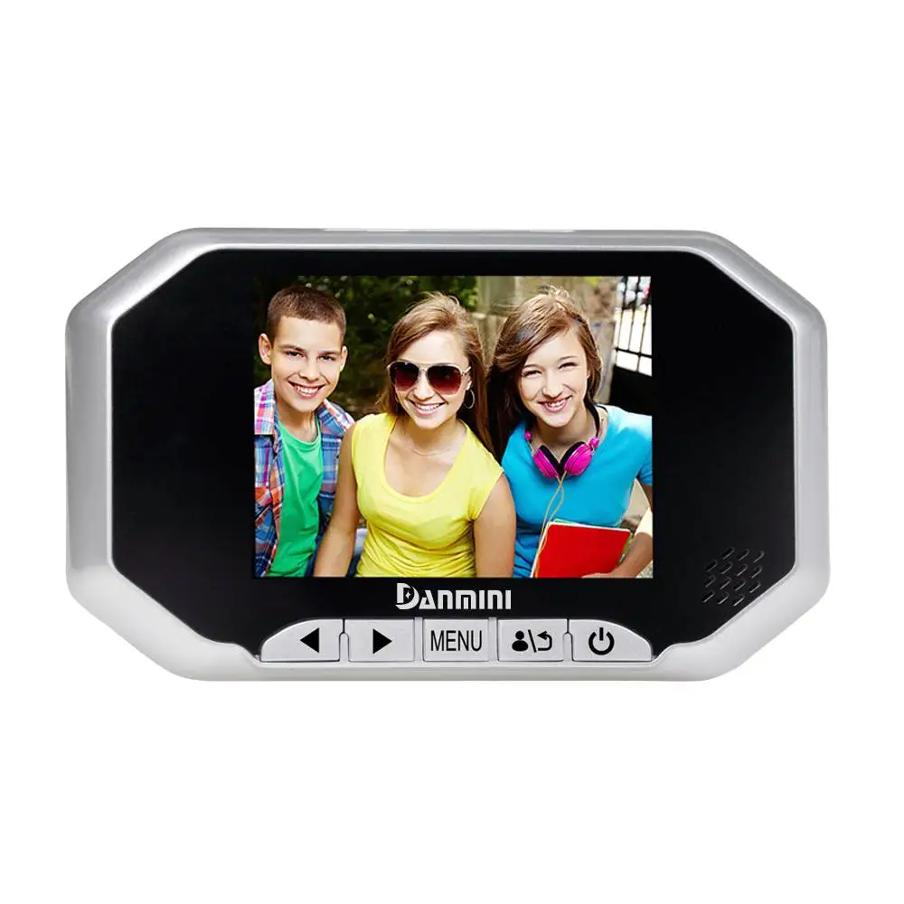 

3.5" LCD Color Screen Digital Doorbell 160 Degree Door Eye Doorbell Electronic Peephole Door Camera Viewer Outdoor Door Bell