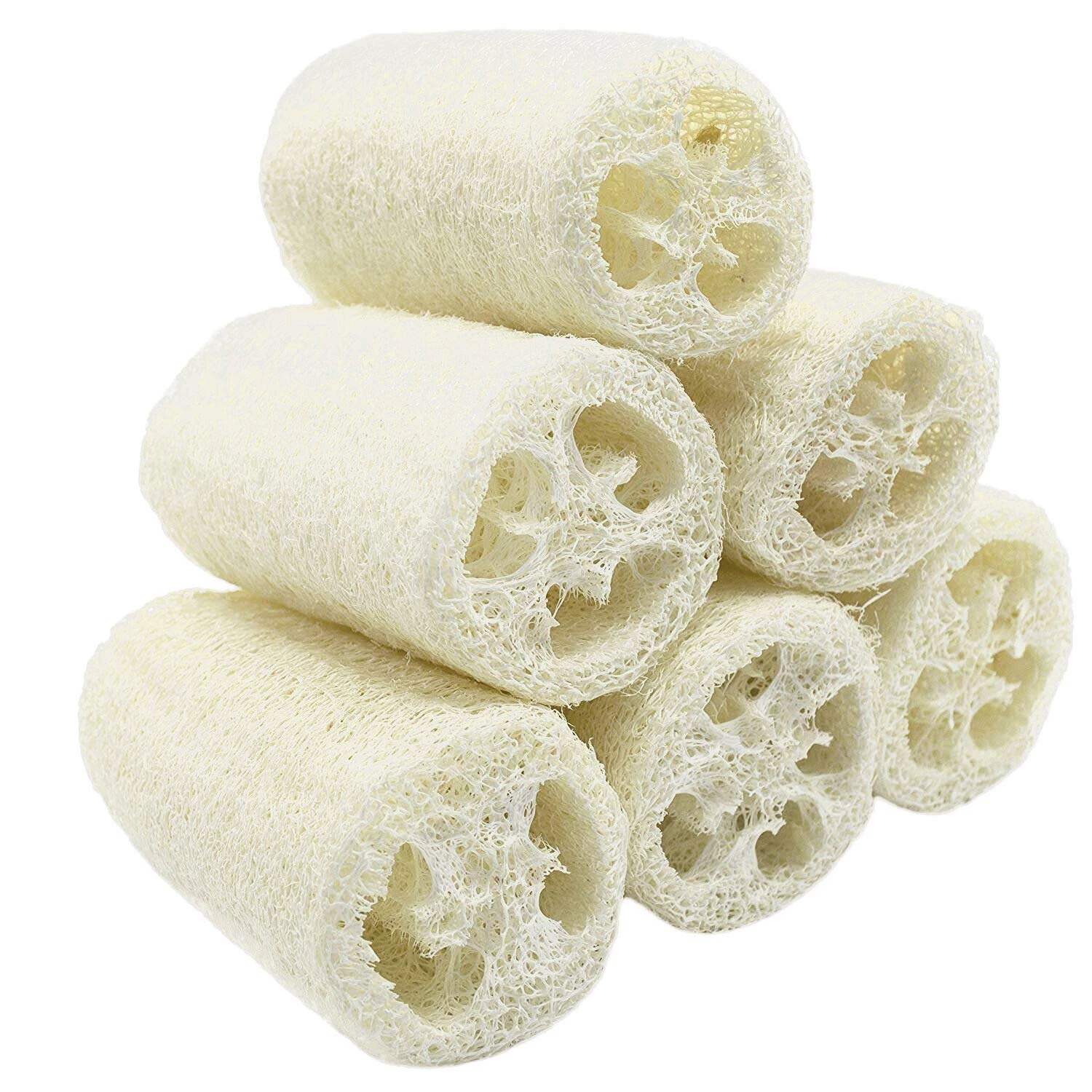 Buy NATURE 6 Pack of Organic Loofahs Loofah Spa