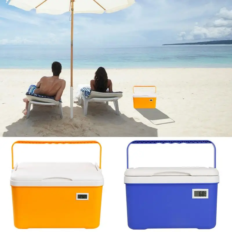 

Car Refrigerator 6L Freezer Two Type Electrical Cooler Heater for Travel Hiking Camping Outdoor Dual-use Icebox Auto Fridge