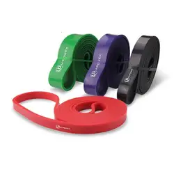 4 уровня Эспандеры для фитнеса тренировки Обучение расширитель мощность тянуть веревку для Bulid Бодибилдинг Йога оборудования с мешком