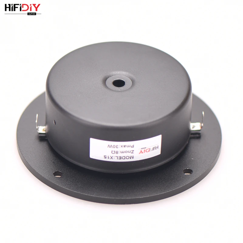 HIFIDIY в прямом эфире Hi Fi 4 дюйма 5 твитер Динамик блок черный Шелковый мембрана 8OHM 30