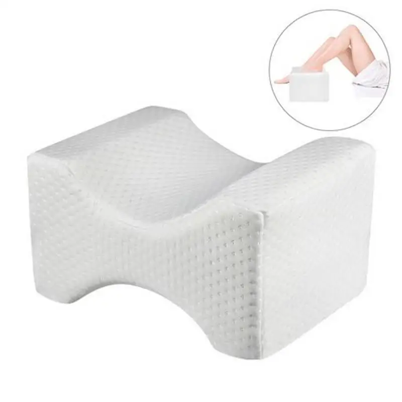

Pure Memory Foam Knee Pillow Cover Orthopedic Knee Pillow for Sciatica Relief Back Pain Leg Pain Pregnancy Hip and Joint Pain