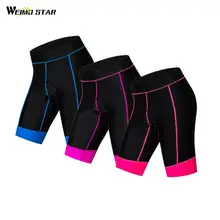 Weimostar горные Для женщин велосипедные шорты 4D гель площадку ударопрочный горный велосипед, шорты для велосипедистов Дорога Спорт плотно велосипед шорты трусики ciclismo