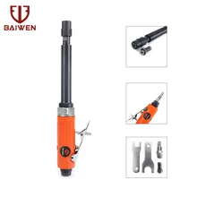1/4 1/8 Extended Air Die Grinder Grinding Mill Engraving Tool Pneumatic Carving Machine yg326 6 8 kgf cm2 0 30 m3 min 25000 rpm 1 4 air die grinder pneumatic polisher stone abrasive wheel grinding tool quick chuck