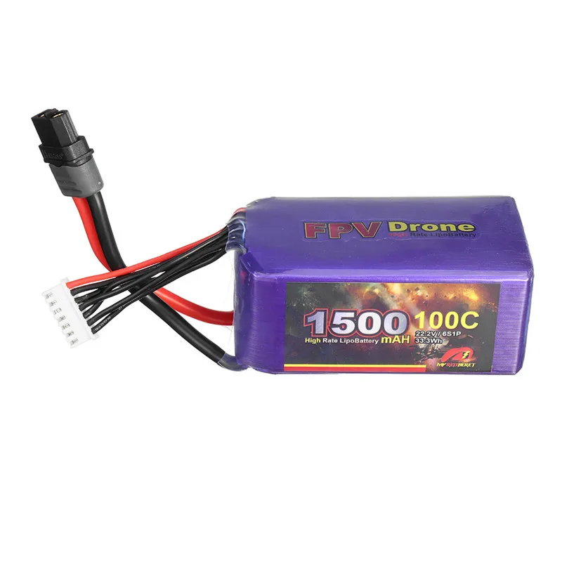 Мой красный берет 22 2 V 1500 мА/ч 100C 6 S Lipo Батарея XT60 штекер RC для выравнивания 450L 470L
