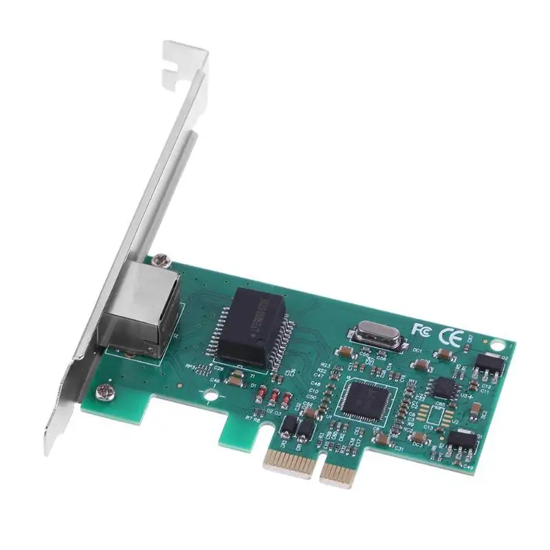 Самоадаптивный Gigabit Ethernet PCI E плата сетевого контроллера Lan адаптер|Сетевые карты|