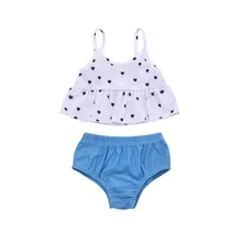 Купальный костюм из двух предметов с принтом для маленьких девочек купальный костюм, купальный костюм, комплект одежды, купальный костюм, одежда цельный