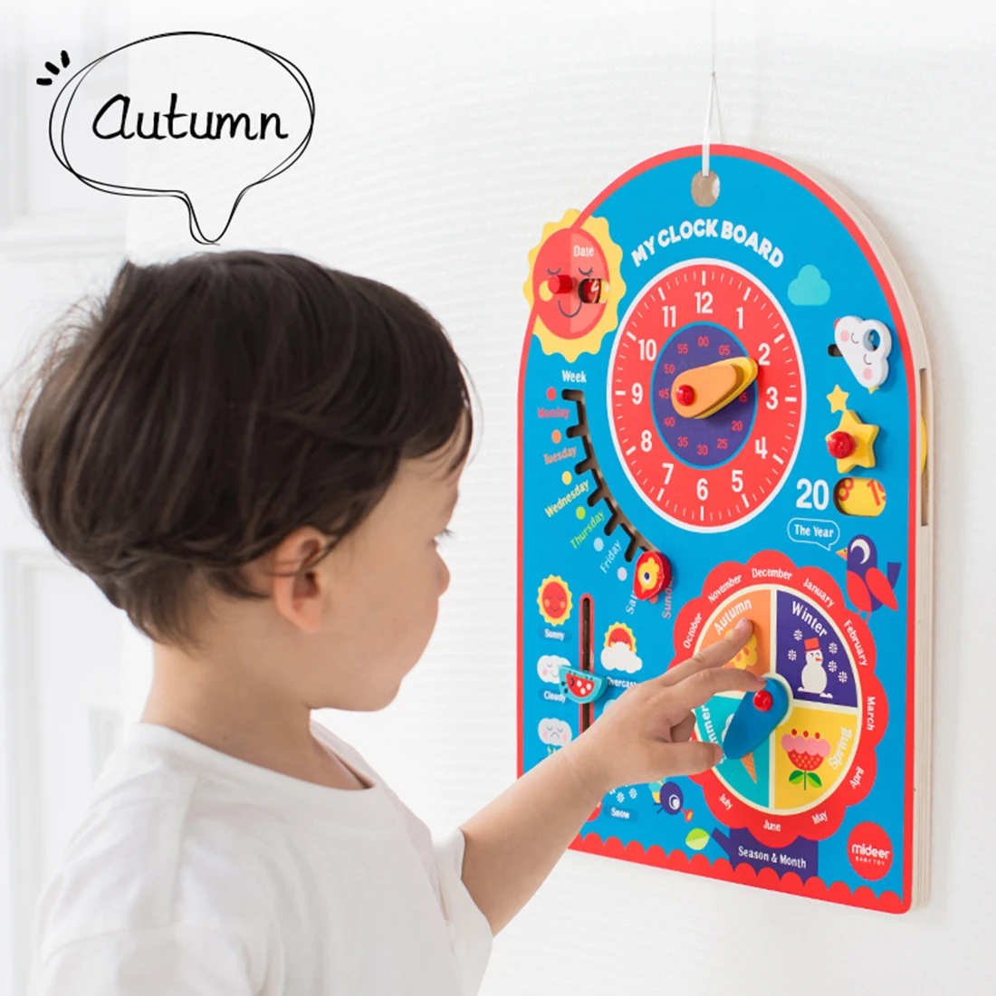 

Creatice Teaching Calendar Board Clock Board Early Educational Cognitive Toys For Children