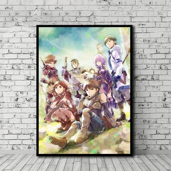 

Grimgar of Fantasy and Ash Anime Poster Canvas Painting Print Home Decoration Wall Art Decor No Frame