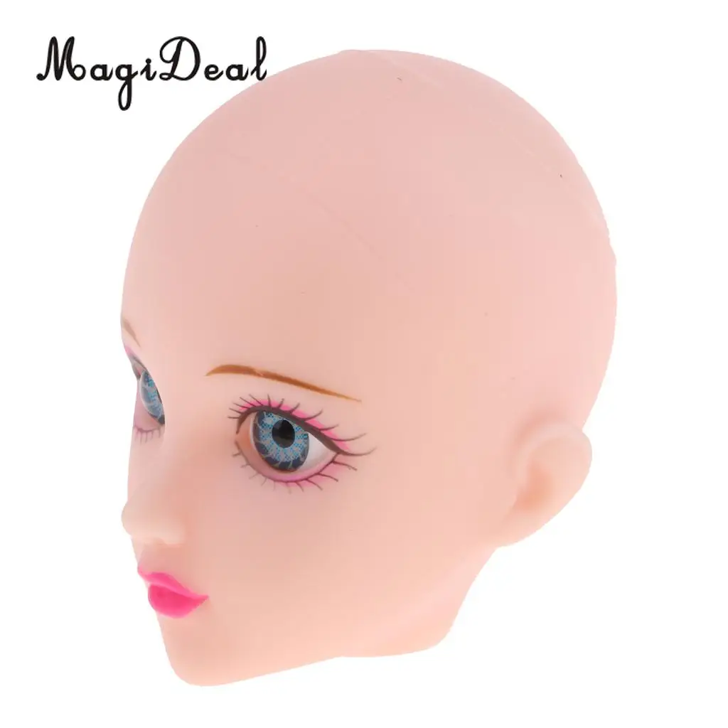 Шарнирная головка куклы для девочки с голубыми глазами 1/6 BJD аксессуары тела