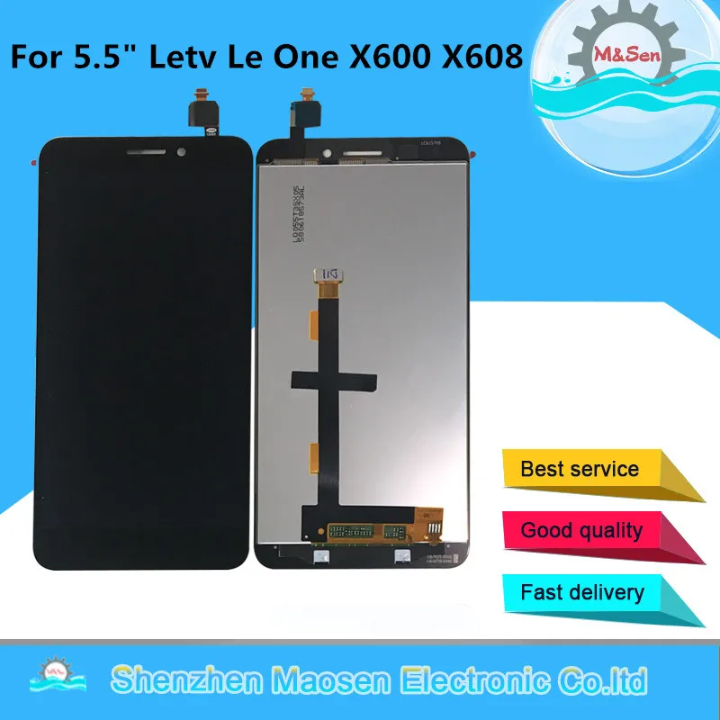 

Original M&Sen For 5.5" Letv Le One X600 X608 LCD Screen Display+Touch Panel Digiziter Frame For Letv Le One X600 Assembly Lcd