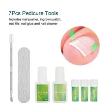 30 шт. набор патчей Профессиональный для коррекции вросших пальцев ног педикюрные инструменты для ухода за ногами фиксатор клипса для защиты ногтей набор 3 Sty