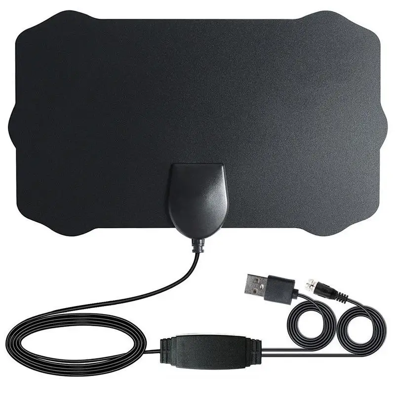 

LumiParty Antenna Digital HD TV 200 Miles Range HD Skywire 4K Antena Digital Indoor 1080P TV Antenna with Signal Amplifier r20
