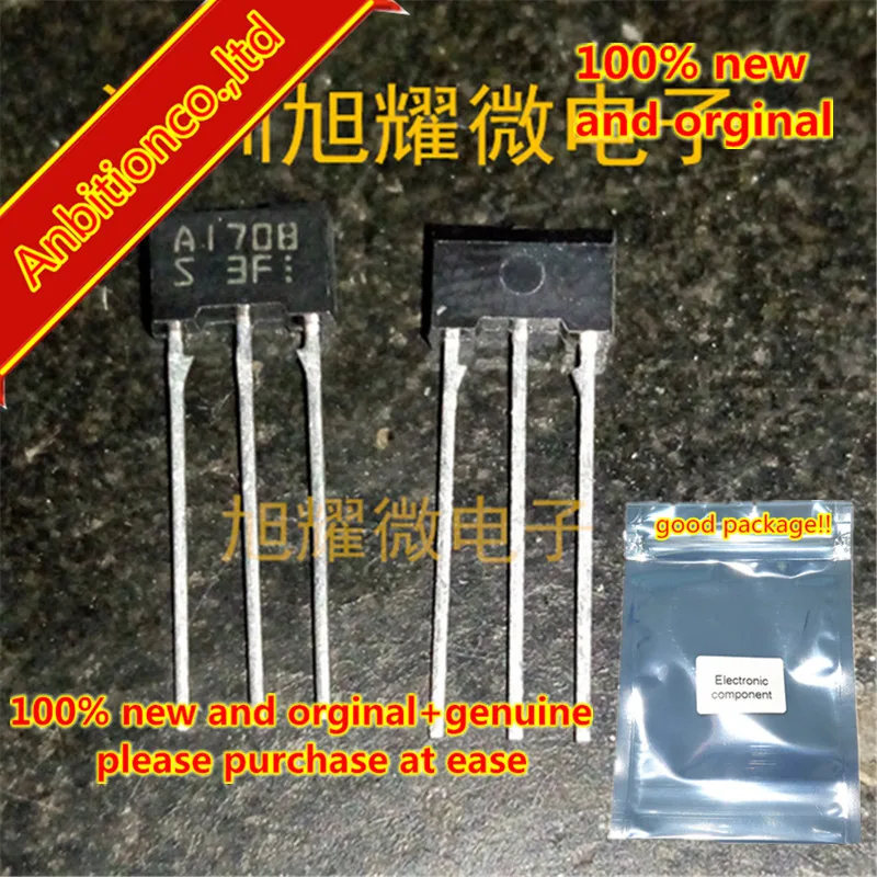 

10pcs 100% new original 2SA1708 2SA1708-S A1708-S High-Voltage Switching Applications TO-92L in stock