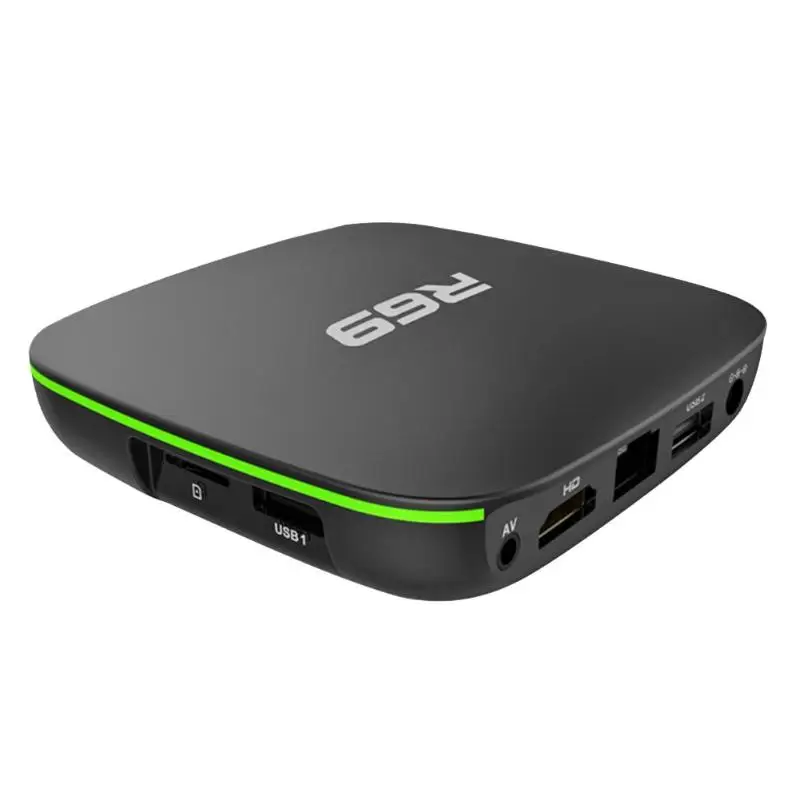 Новый R69 Android 7 1 ТВ приставка Allwinner H3 четырехъядерный WiFi телеприставка приемник Smart