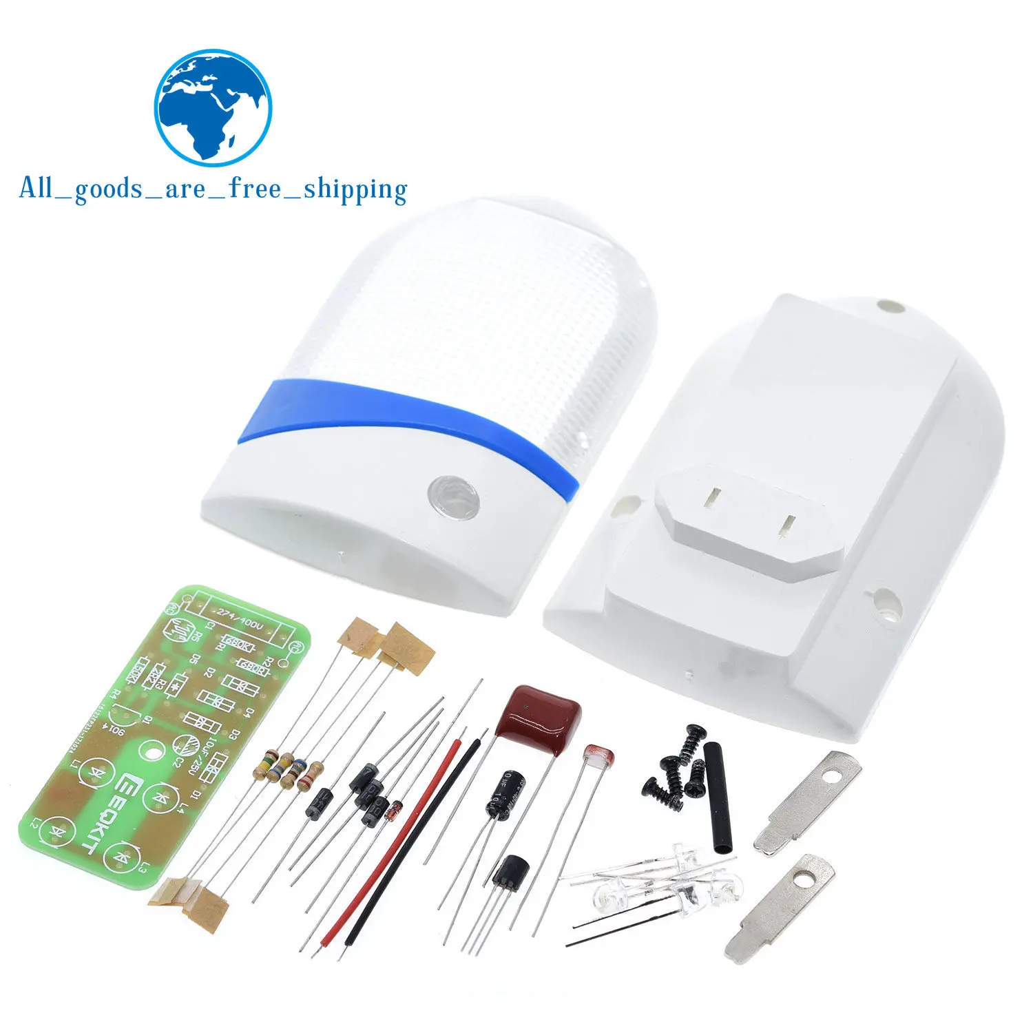

1W LED Light Control Night-Light DIY Kit Photosensitive Sensor CON-L Nightlight Electronic Production Suite Electronic DIY Kit