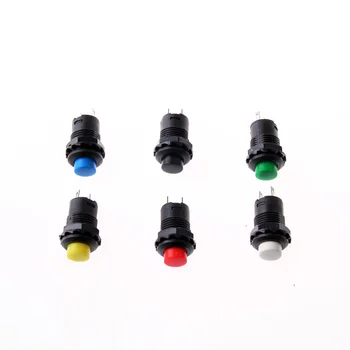 

Momentary Push Button Switch 12mm Momentary pushbutton switches 3A /125VAC Reset Button 5PCS
