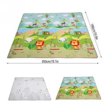 

High elasticity Play Mat waterproof moistureproof Baby Double-sided Non-slip Crawling Mat effectively reduce bacterial growth