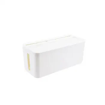 

Wire Protection Storage Box Anti-Dust Plastic Case Household Supplies For Organizing Charger Cables Socket