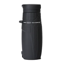 8X25 HD оптические уличный Монокуляр Кемпинг птица просмотра Охота события мини Портативный телескоп для путешестви Водонепроницаемый BAK4 оптика