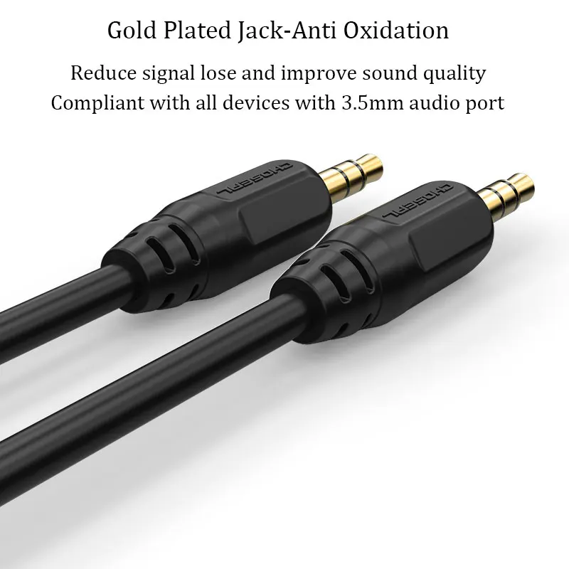 CHOSEAL AUX Cable 3.5mm Audio Cable 3.5 mm Jack Speaker Cable for for Car Stereos Headphone Phone AUX Cord images - 6