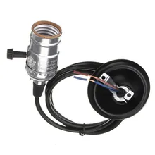 CLAITE AC110-220V 40-60 W E27 Винтаж Щепка электрическая лампочка эдисона гнездо держателя лампы подвесные лампы с выключателем