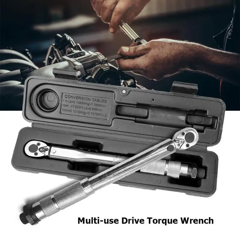 

1/4 inch Adjustable Micrometer Torque Wrench Hand Tools Auto Repair Multi-use Drive Torque Ratchet Wrench Repair Hand Spanner