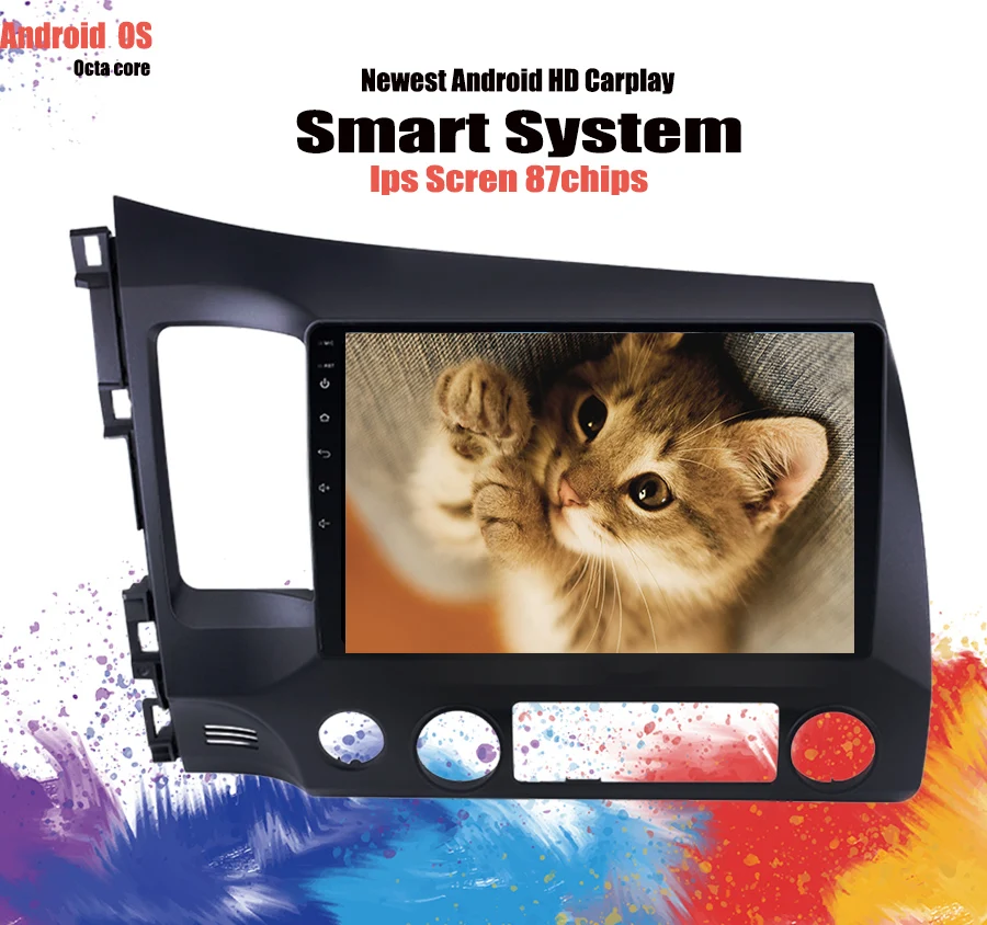 Android 10 0 2Din 1 &quotавтомобильное радио Восьмиядерный WiFi мультимедийный