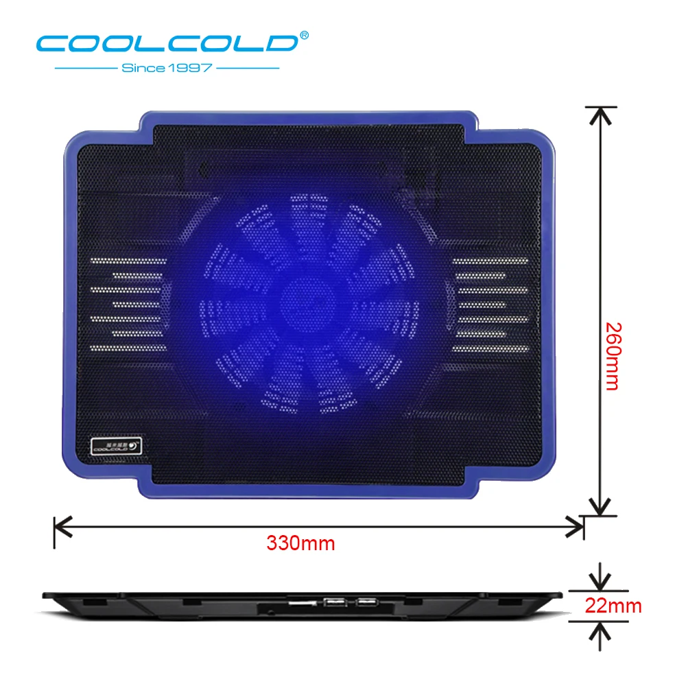 COOLCOLD легкая охлаждающая подставка для ноутбука тонкие вентиляторы USB супер